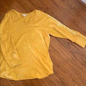 standard James Perse Yellow California Long Sleeve